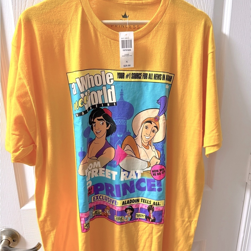 NEW Disney Aladdin Graphic T-Shirt